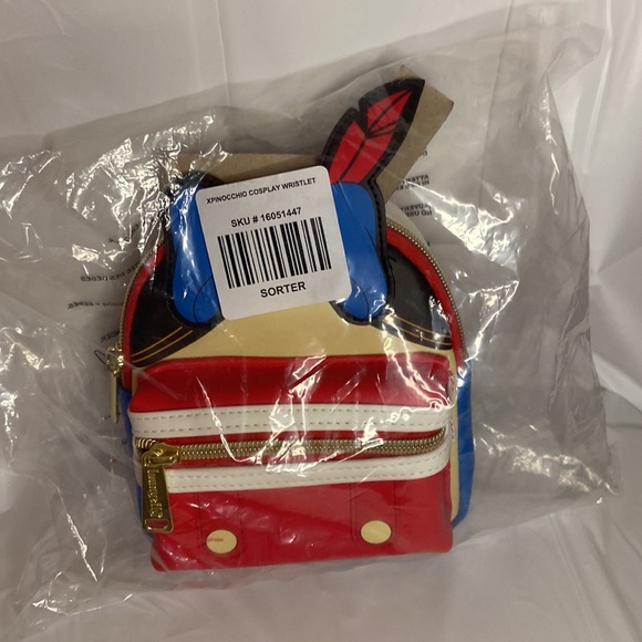 NWT Loungefly Disney Pinocchio Cosplay Wristlet (in original package) - Picture 9 of 9